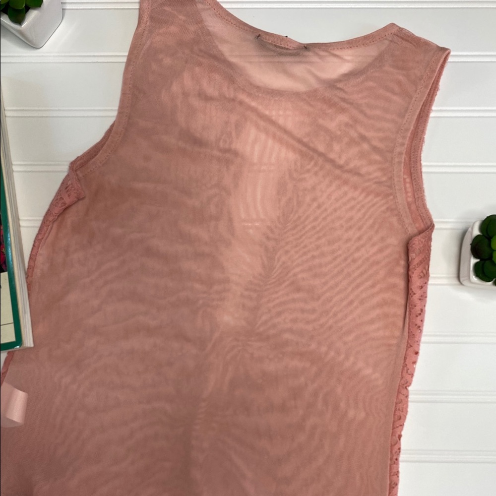 Pink Lace Bodysuit